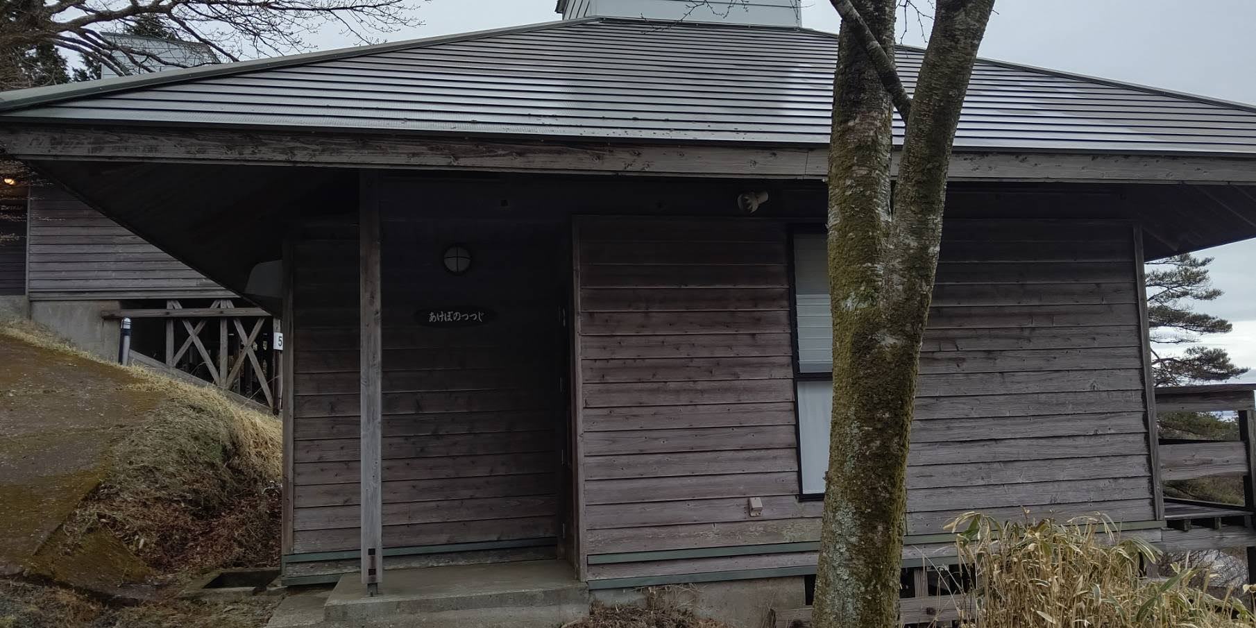 宿泊したバンガローです